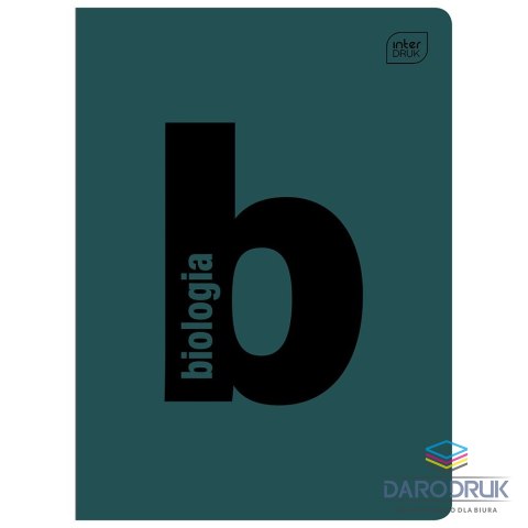 Interdruk Zeszyt tematyczny A5 Biologia 60k. 70g krata Interdruk
