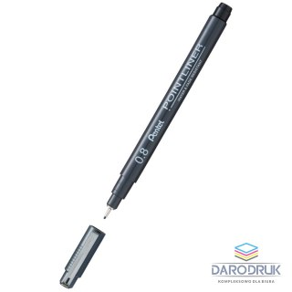 Pentel Cienkopis POINTLINER wkład czarny 0,8mm 1kol. Pentel (S20P)