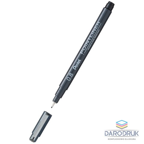 Pentel Cienkopis POINTLINER wkład czarny 0,8mm 1kol. Pentel (S20P)