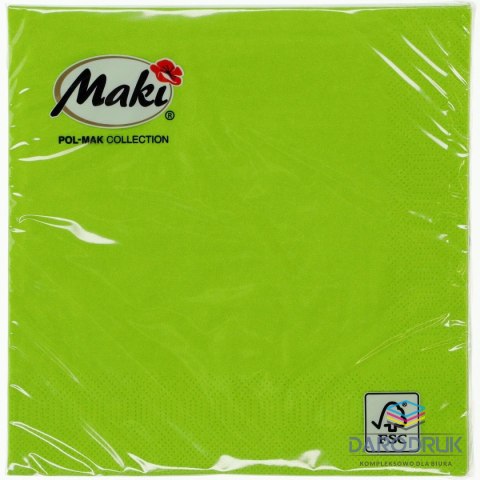 Pol-mak Serwetki zielony papier [mm:] 330x330 Pol-mak (21)