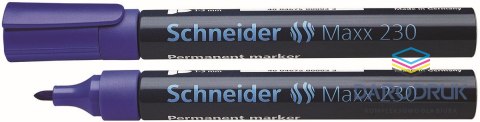 Schneider Marker permanentny Maxx 130 wkład niebieski 1,0-3,0mm okrągła końcówka Schneider (SR123003)