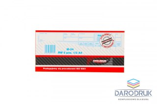 Stolgraf Druk samokopiujący 1/3 A4 RW 5 poz. 1/3 A4 100k. Stolgraf (M34)