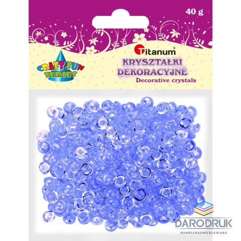 Titanum Koraliki kreatywne Craft-Fun Series plastikowe liliowe Titanum (40g)