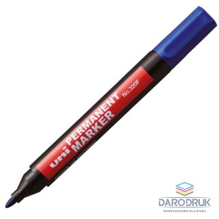 Uni Marker permanentny wkład niebieski 1,0-3,0mm okrągła końcówka Uni (NO-320F)