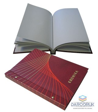 Warta Kronika NADRUK WIELOBARWNY bordowy 100k. [mm:] 250x345 Warta (1829-319-061)