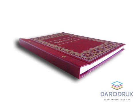 Warta Kronika NADRUK WIELOBARWNY bordowy 100k. [mm:] 250x345 Warta (1829-319-061)