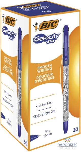 Bic Długopis żelowy GEL_OCITY wkład niebieski 0,5mm Bic (1010266)