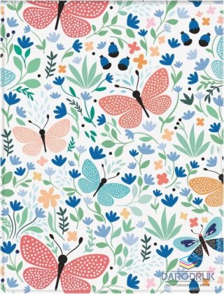 Biurfol Okładka na dokumenty Pionowa BUTTERFLIES Biurfol (OD-21-41)