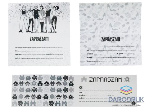 Enzo Zaproszenie młodzieżowe Enzo