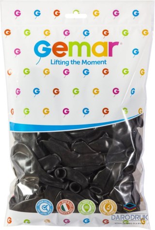 Godan Balon gumowy 100 szt czarny 12cal Godan (G110/14)