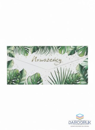 Henry Kartka składana DL+ Koperta Ślub monstera Henry (5905701488575)