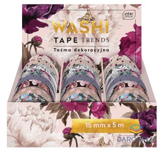 Interdruk Taśma ozdobna TAŚMA DEKORACYJNA TRENDS 15x5 [mm x m] mix Interdruk (5902277323903)