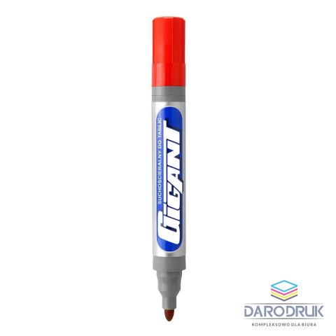 Kamet Marker suchościeralny GIGANT wkład czerwony 1,5-2,5mm okrągła końcówka Kamet (K-1102)