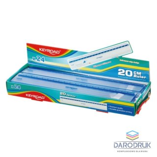Keyroad Linijka plastikowa 20cm Keyroad (KR971382)