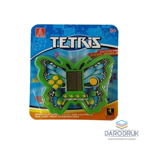 Lean Gra elektroniczna Tetris zielony motyl Lean (3993)