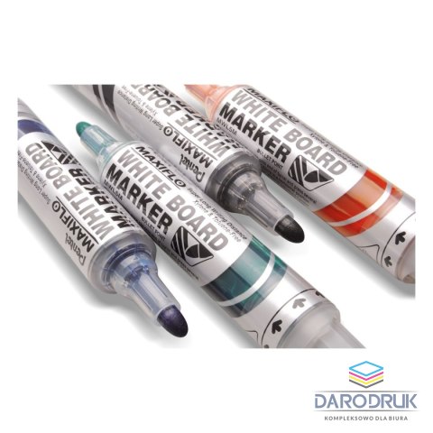 Pentel Marker suchościeralny wkład czarny 2,0-2,5mm okrągła końcówka Pentel