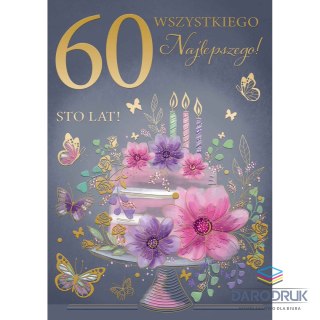 Henry Kartka składana A5 Karnet A5 60 URODZINY Henry (5907465668507)
