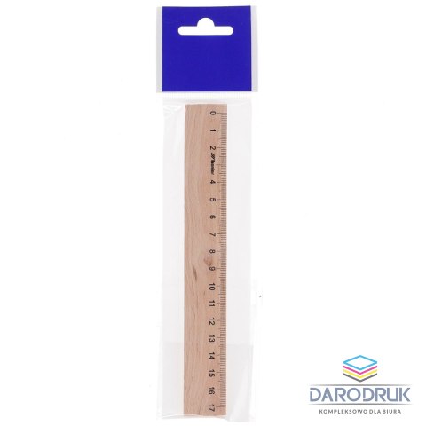 Leniar Linijka drewniana 16cm Leniar