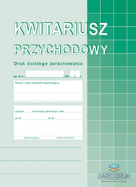 Michalczyk i Prokop Druk samokopiujący A5 Kwitariusz przychodowy A5,oryg.+ 2 kopie 60k. Michalczyk i Prokop (400-3)