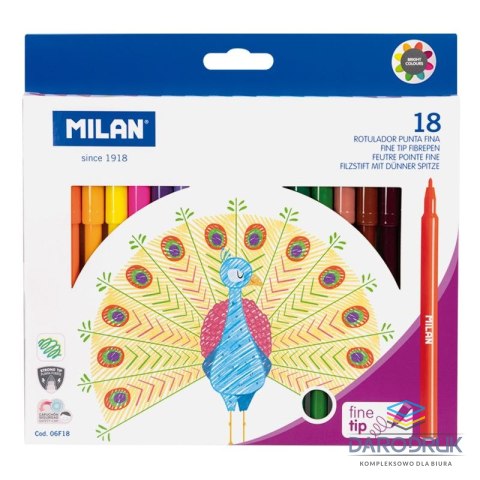 Milan Flamaster 18 kol. Milan (06F18)
