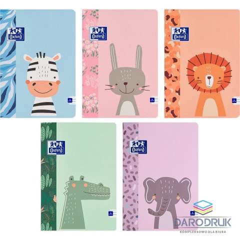 Oxford Zeszyt A5 kids 16k. 90g podwójna linia Oxford (400170238)