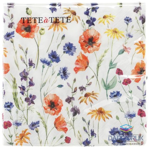 Paw Serwetki field flowers mix papier [mm:] 330x330 Paw (tl567000)
