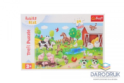 Trefl Puzzle Bobaski I Miś 24 el. Trefl (14372)