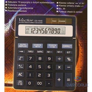Vector Kalkulator na biurko cd-1181 Vector (KAV CD-1181II)