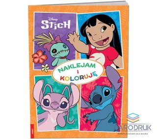 Ameet Książka dla dzieci Stich. Naklejam i Koloruję Ameet (NAK 9115)
