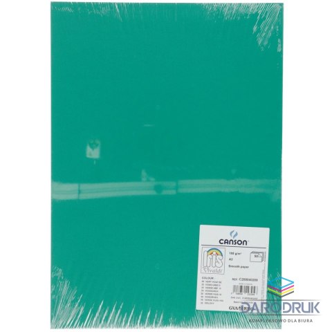 Canson Brystol Iris 30 A3 zielony 185g 50k [mm:] 297x420 Canson (200040209)