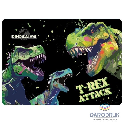Derform Podkład na biurko Dinozaur mix karton pokryty folią Derform (PLADN20)