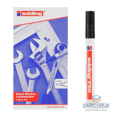 Edding Marker specjalistyczny wkład czarny 2,0-4,0mm okrągła końcówka Edding