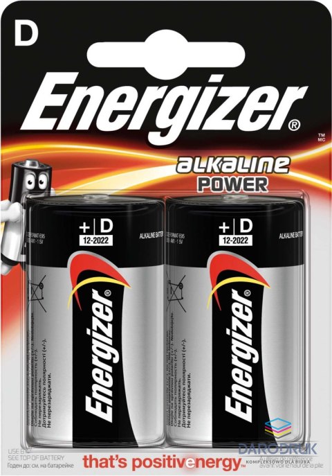 Energizer Baterie Alkaline Power D LR20 LR20 Energizer (EN-297331)