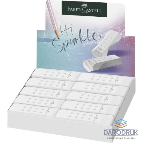 Faber Castell Gumka do mazania RollOn SPARKLE COSMIC BIAŁA Faber Castell (187320 FC)