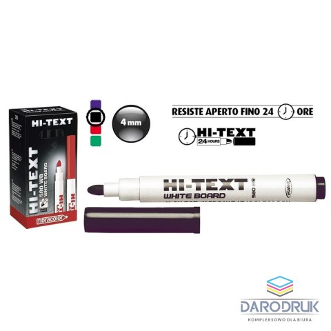 Fibracolor Marker suchościeralny wkład czarny 6,0mm okrągła końcówka Fibracolor