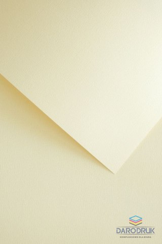 Galeria Papieru Papier ozdobny (wizytówkowy) A4 len kremowy 220g Galeria Papieru (201832)