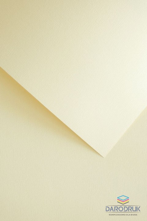 Galeria Papieru Papier ozdobny (wizytówkowy) A4 len kremowy 220g Galeria Papieru (201832)