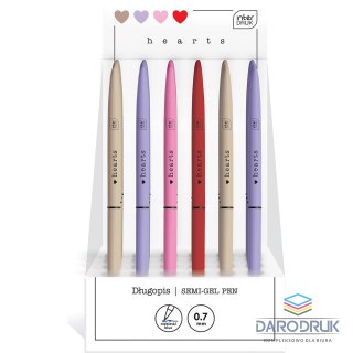 Interdruk Długopis 0 5902277327130 wkład niebieski Interdruk (SLIM HEARTS)