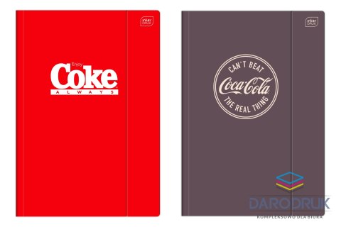 Interdruk Teczka kartonowa na gumkę COCA COLA HYBRID A4 mix Interdruk