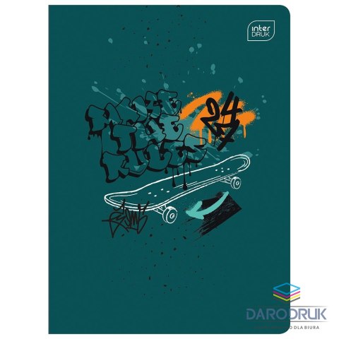 Interdruk Zeszyt A5 URBAN 32k. 70g linia kolor Interdruk