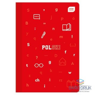 Interdruk Zeszyt tematyczny A5 Język polski 60k. 70g linia Interdruk