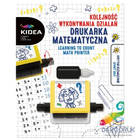 Kidea Drukarka matematyczna KOLEJNOŚĆ WYKONYWANIA DZIAŁAŃ Kidea (KWDDMKA)