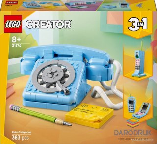 Lego Klocki konstrukcyjne Creator Telefon w stylu retro Lego (31174)
