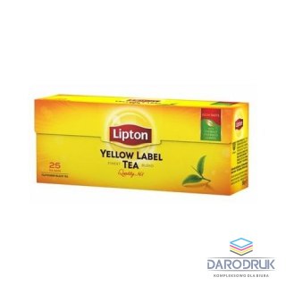 Lipton Herbata czarna, 25 torebek 2g Lipton (01996)