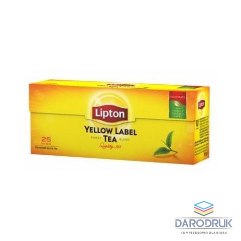 Lipton Herbata czarna, 25 torebek 2g Lipton (01996)