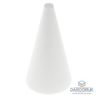Ozdoba styropianowa stozek styropian 150mm (150)