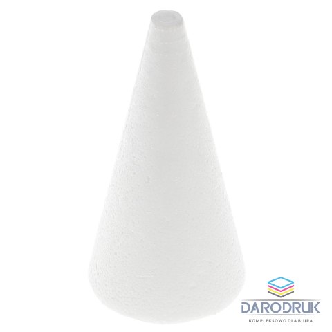 Ozdoba styropianowa stozek styropian 150mm (150)