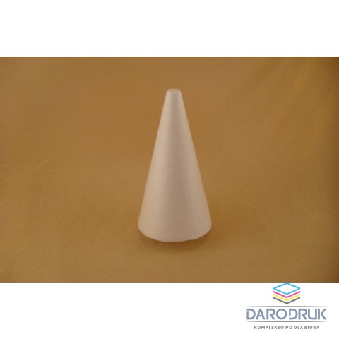 Ozdoba styropianowa stozek styropian 150mm (150)