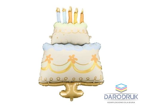 Partydeco Balon foliowy Tort, 62x104 cm Partydeco (FB288)