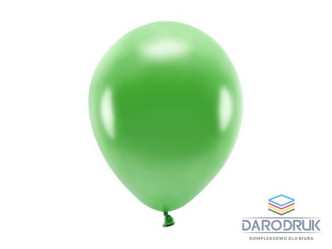 Partydeco Balon gumowy Metalizowane Eco Balloons zielony 260mm Partydeco (ECO26M-101)